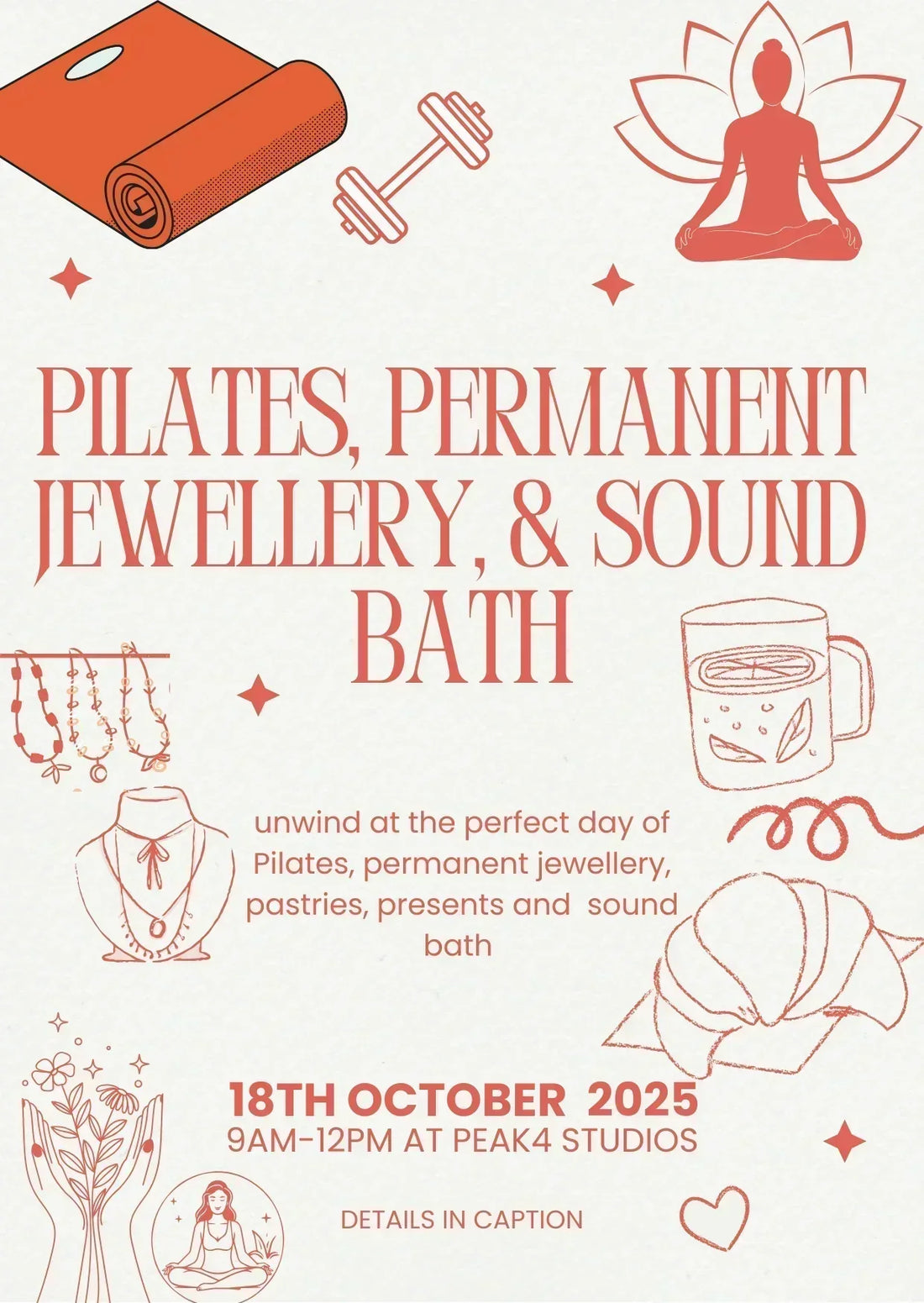 Wellness Day in York: Pilates, Sound Bath & Permanent Jewellery