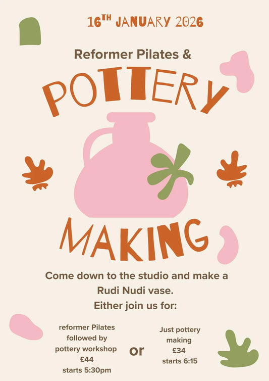 Pilates and pottery making
